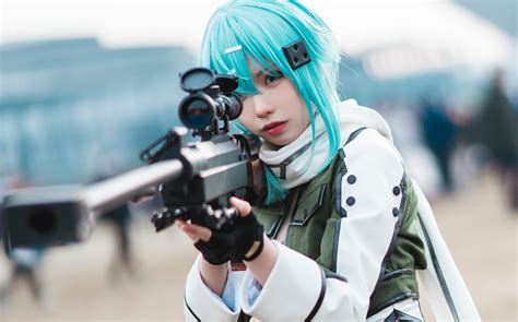 sinon cosplay|Sinon Cosplay by enako